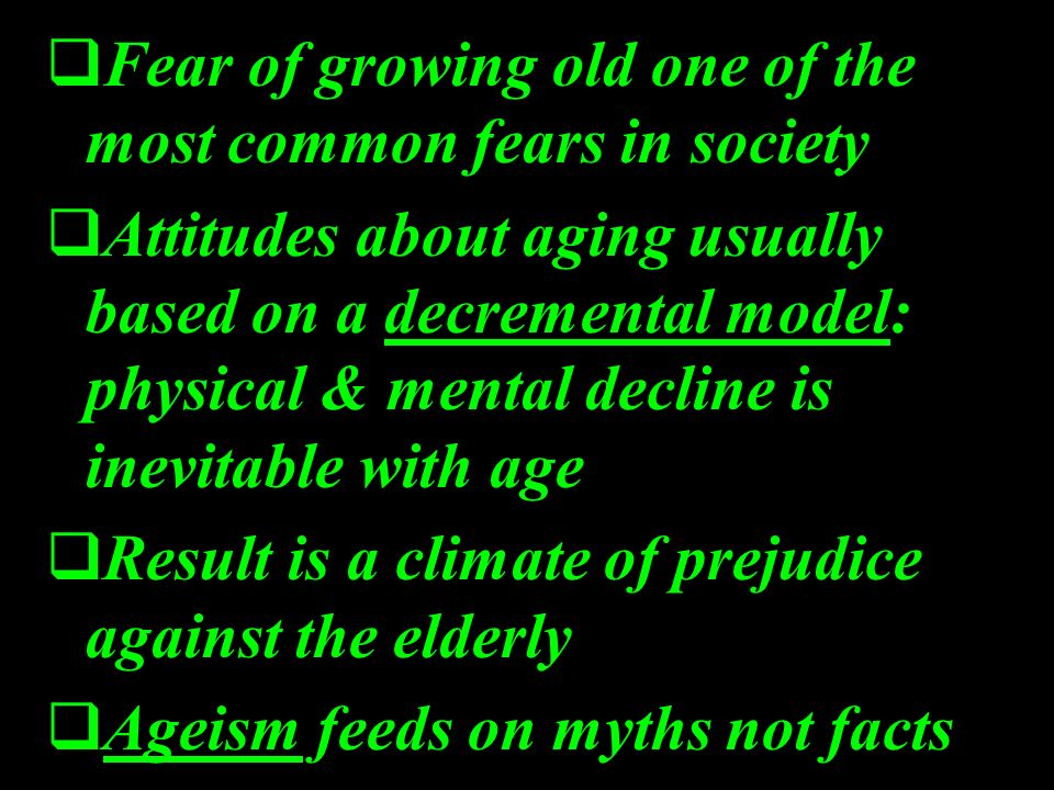 Mental decline inevitable with age